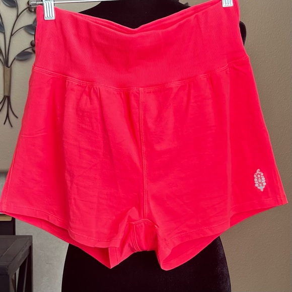 NWT:FREE PEOPLE Hot Shot Micro Set Electric Sunset Shorts/Tank Top - Picture 8 of 8